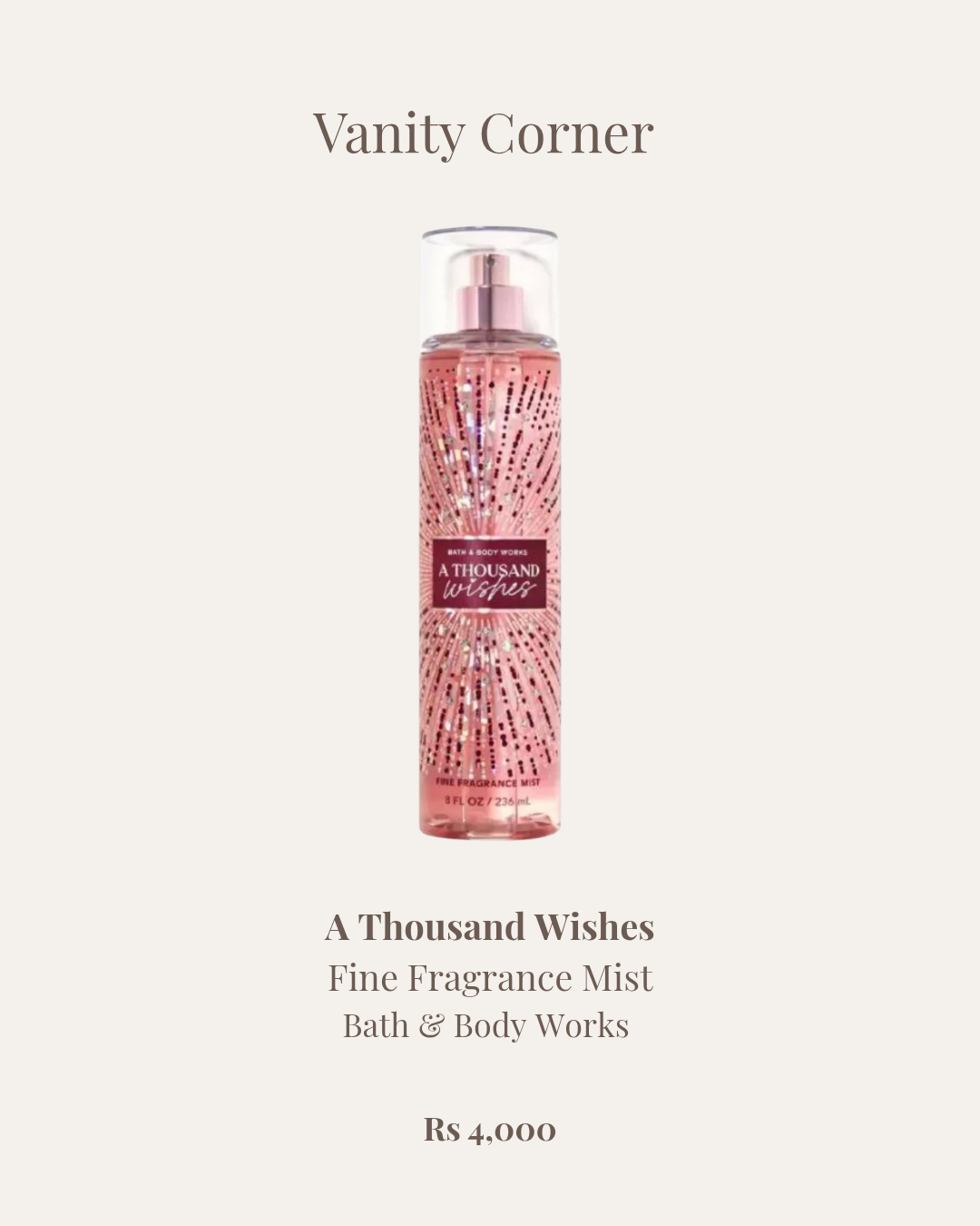 A Thousand Wishes Fine Fragrance Mist