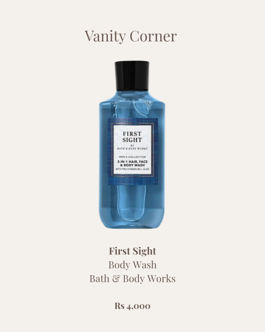 First Sight Body Wash