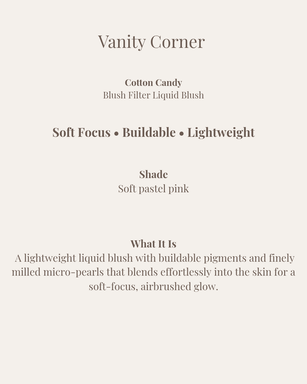 Cotton Candy Blush Filter Liquid Blush