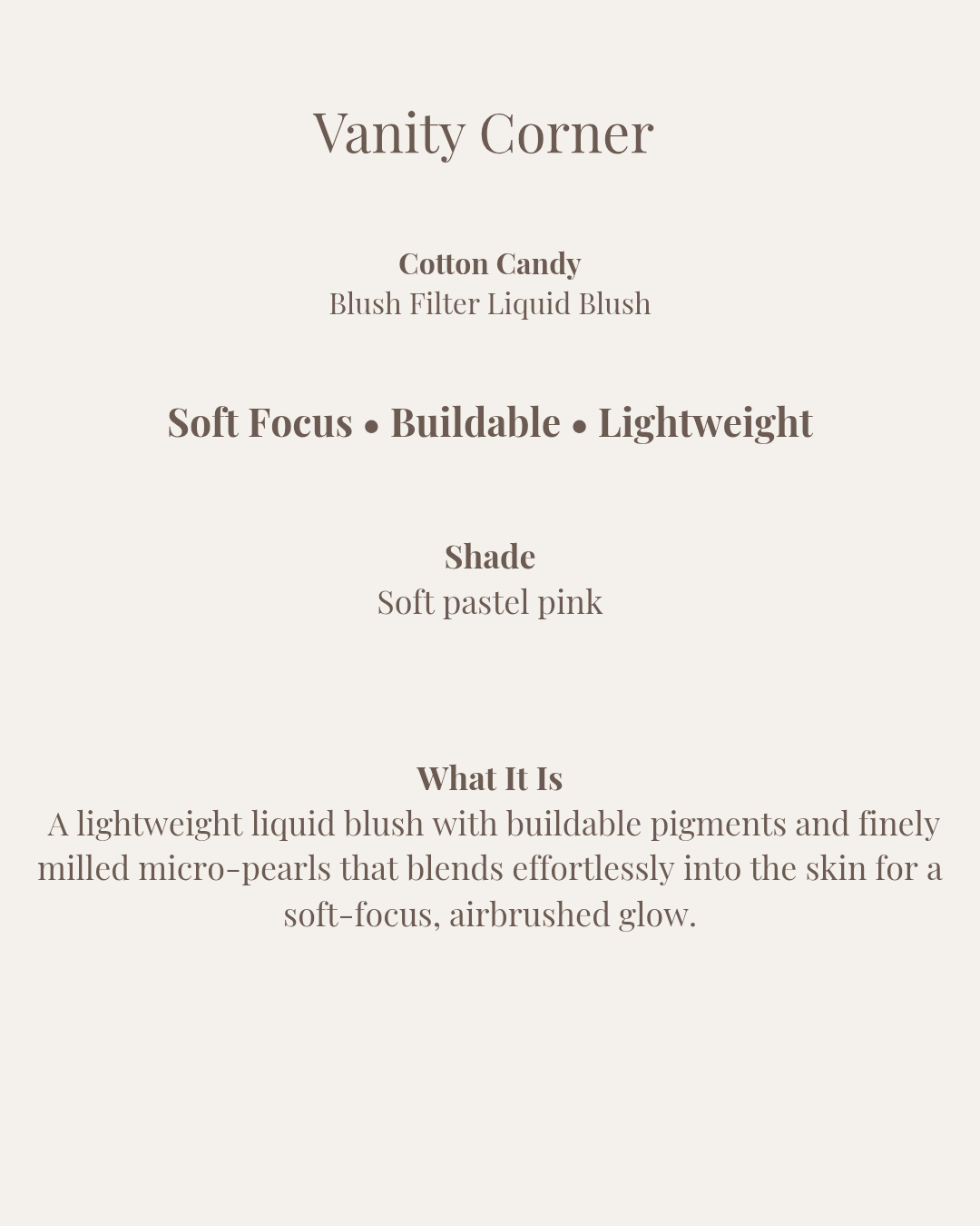 Cotton Candy Blush Filter Liquid Blush