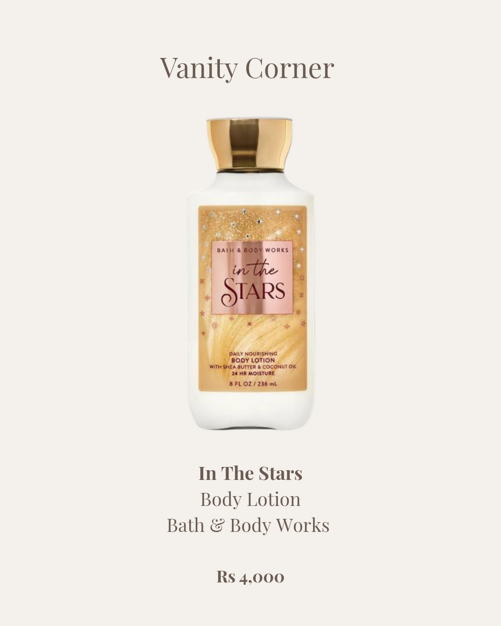 In The Stars Body Lotion