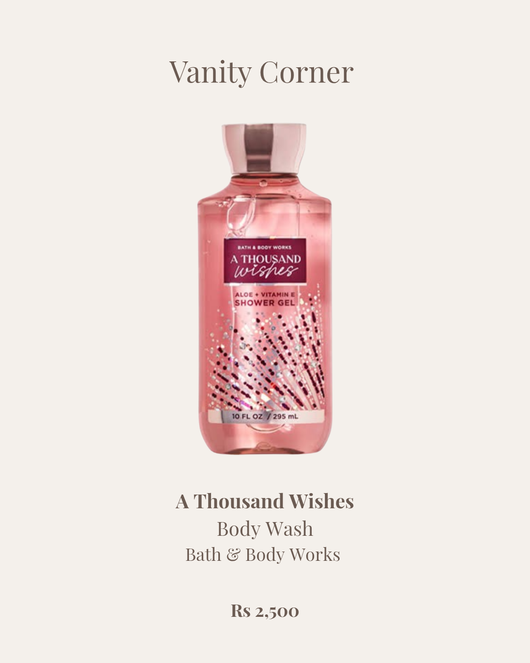 A Thousand Wishes Body Wash
