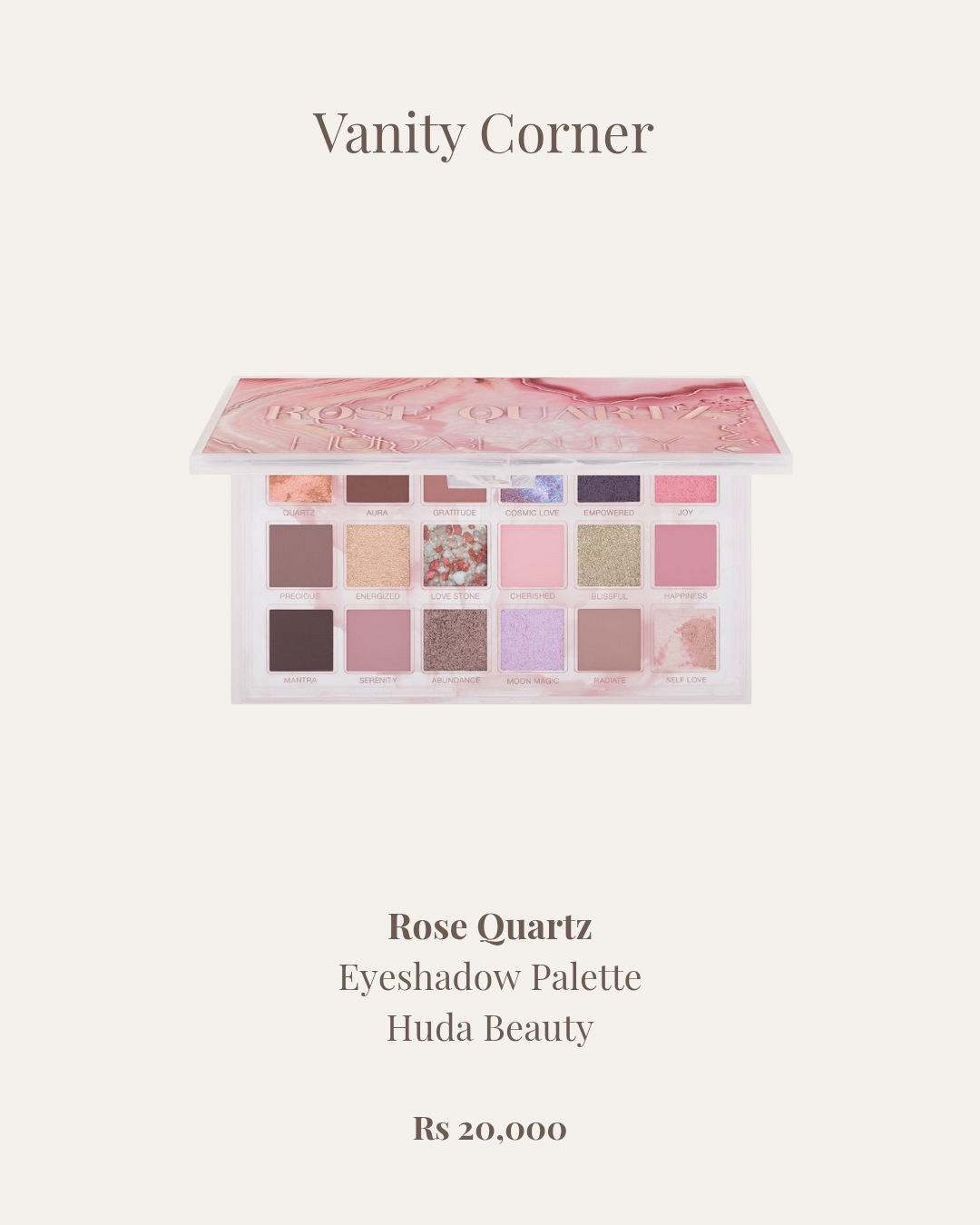 Rose Quartz Eyeshadow Palette