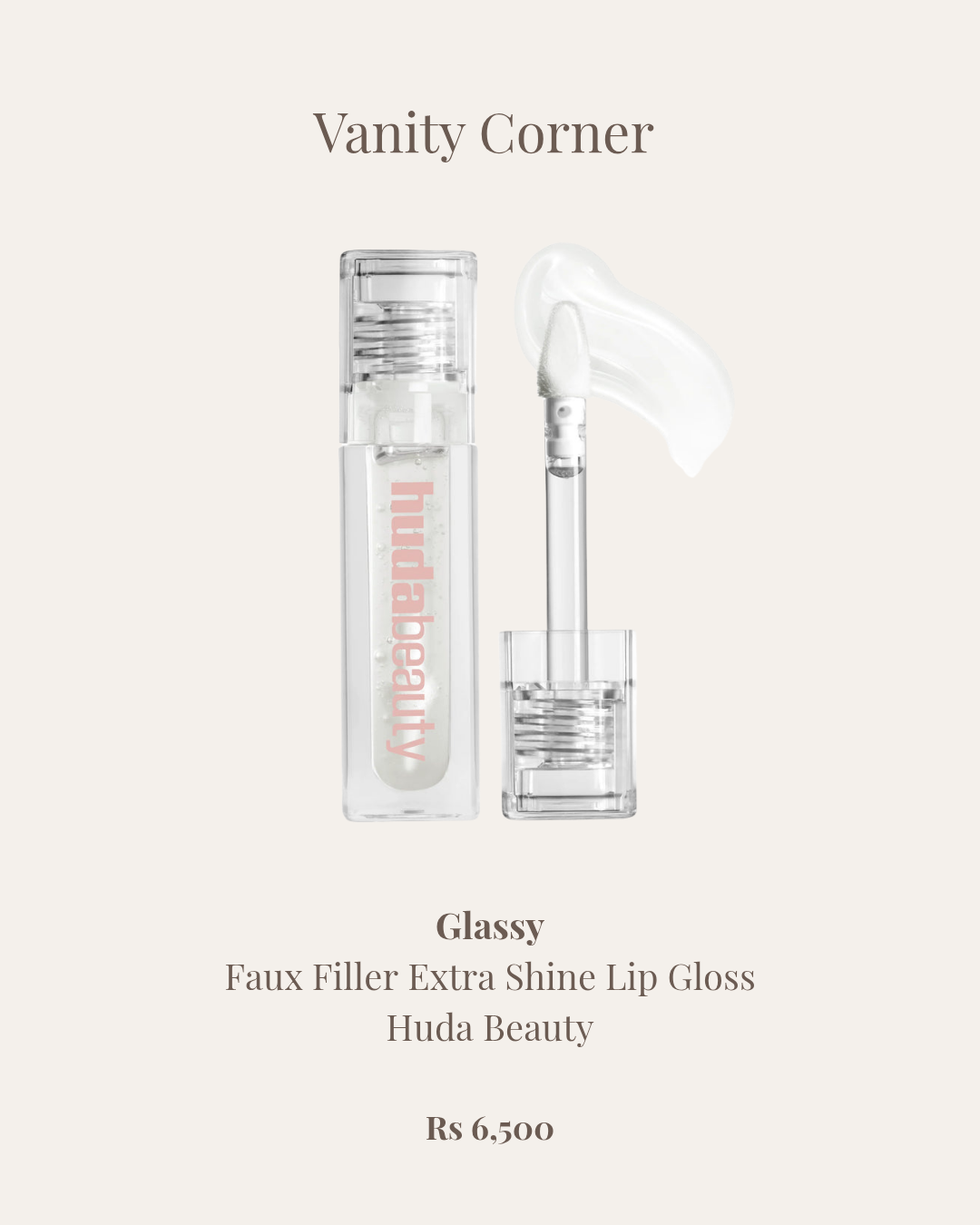 Glassy Faux Filler Extra Shine Lip Gloss