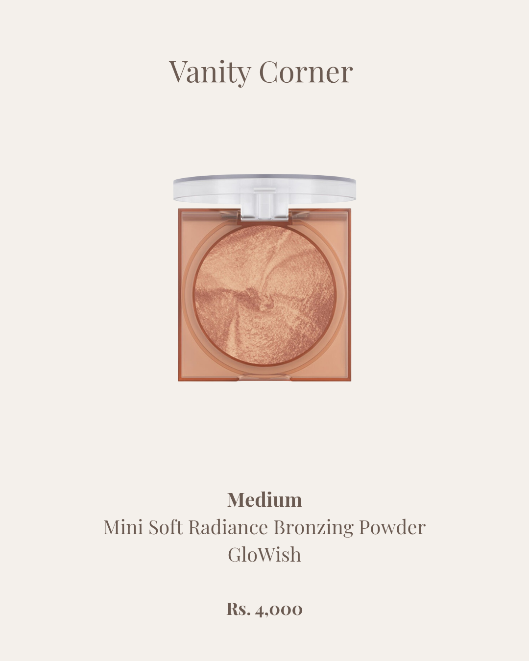 Medium Mini Soft Radiance Bronzing Powder
