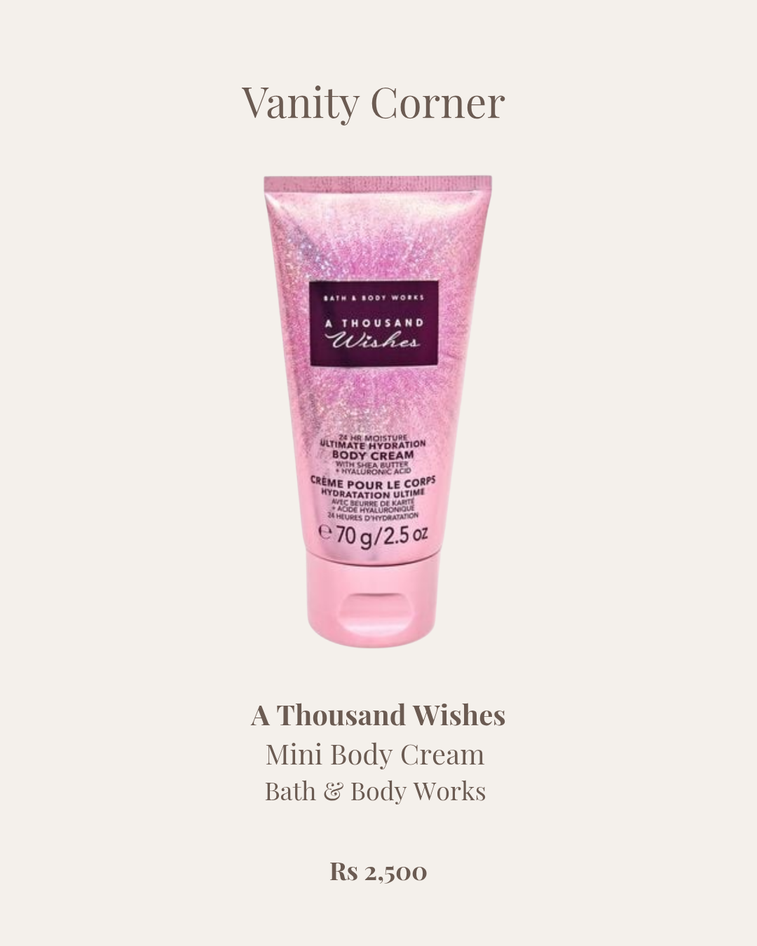 A Thousand Wishes Body Cream