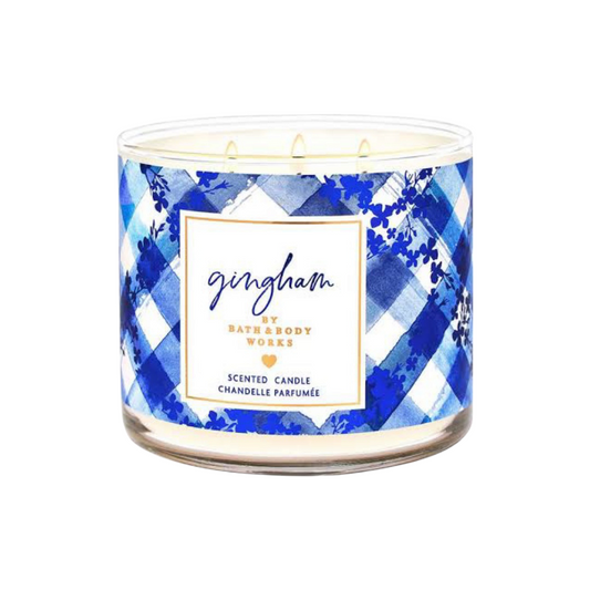 Gingham Candle