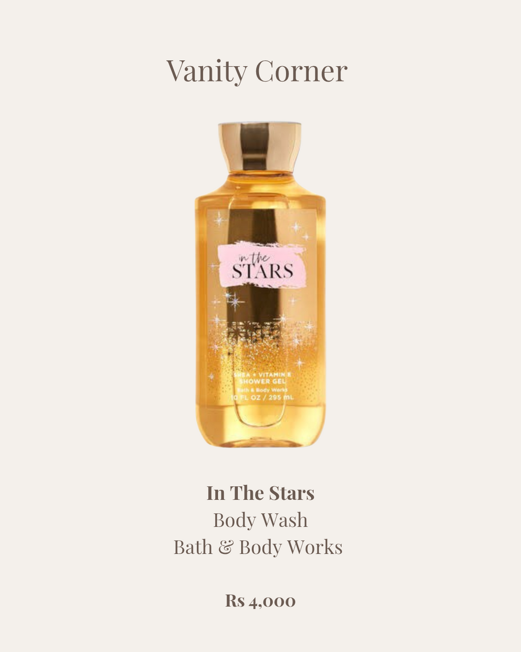 In The Stars Body Wash