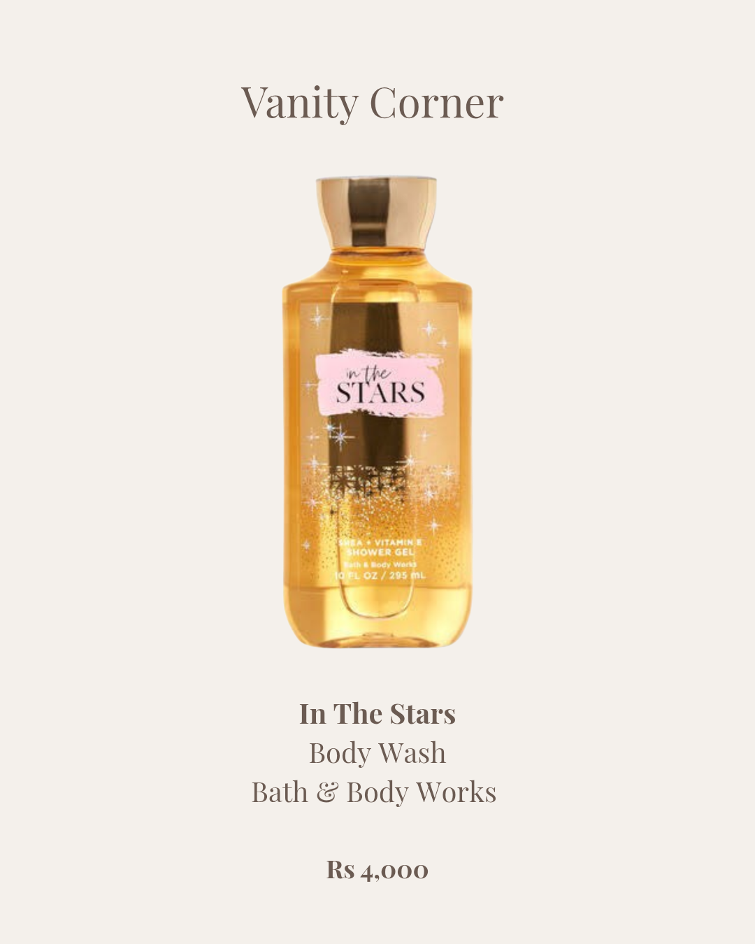 In The Stars Body Wash