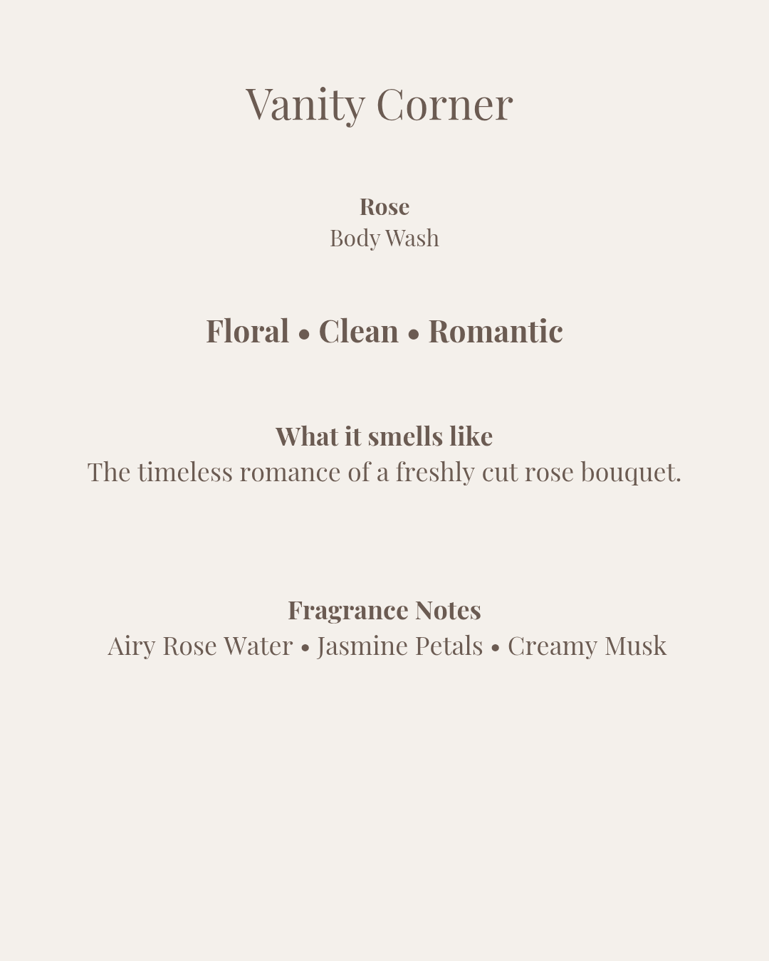 Rose Body Wash