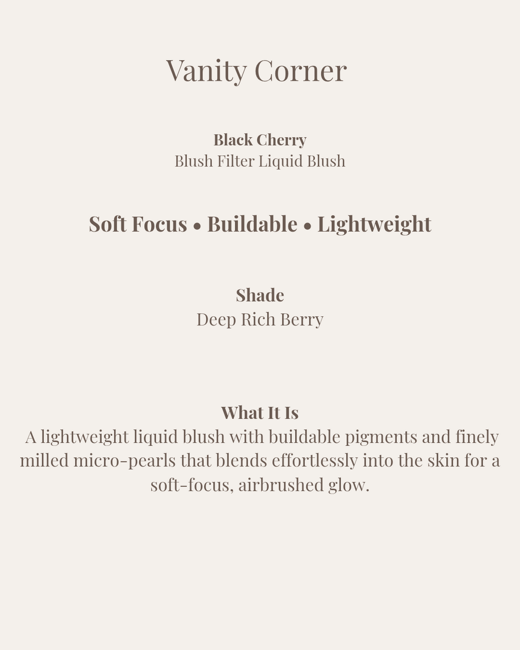Black Cherry Blush Filter Liquid Blush