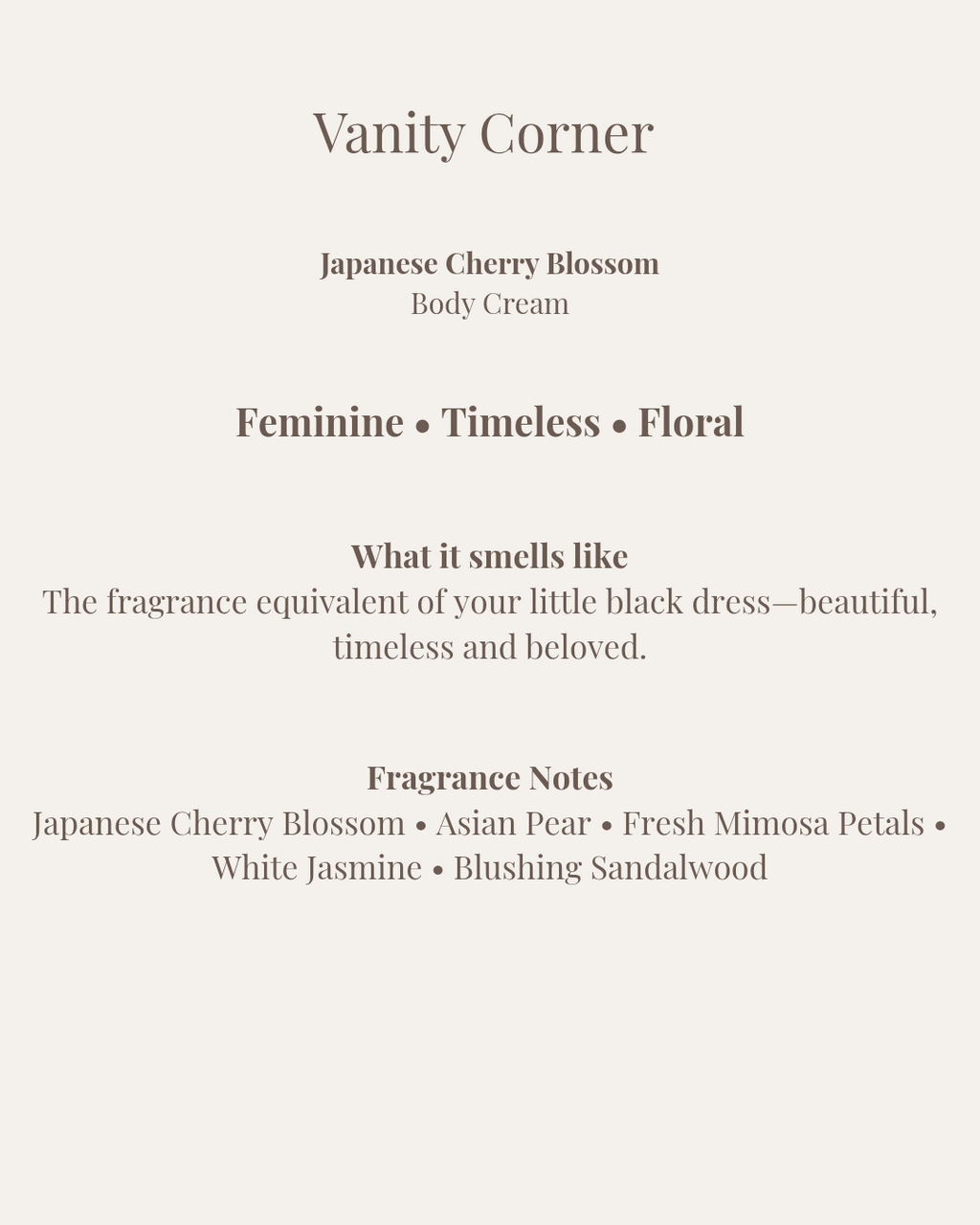 Japanese Cherry Blossom Body Cream
