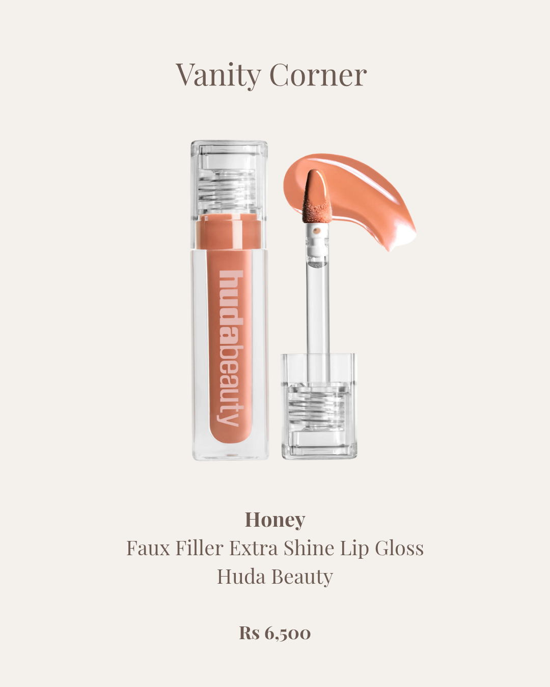 Honey Faux Filler Extra Shine Lip Gloss