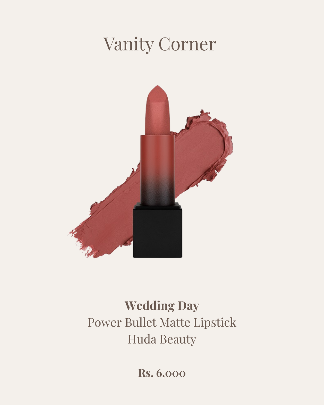 Wedding Day Power Bullet Matte Lipstick