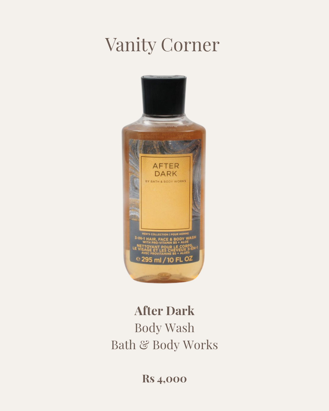 After Dark Body Wash