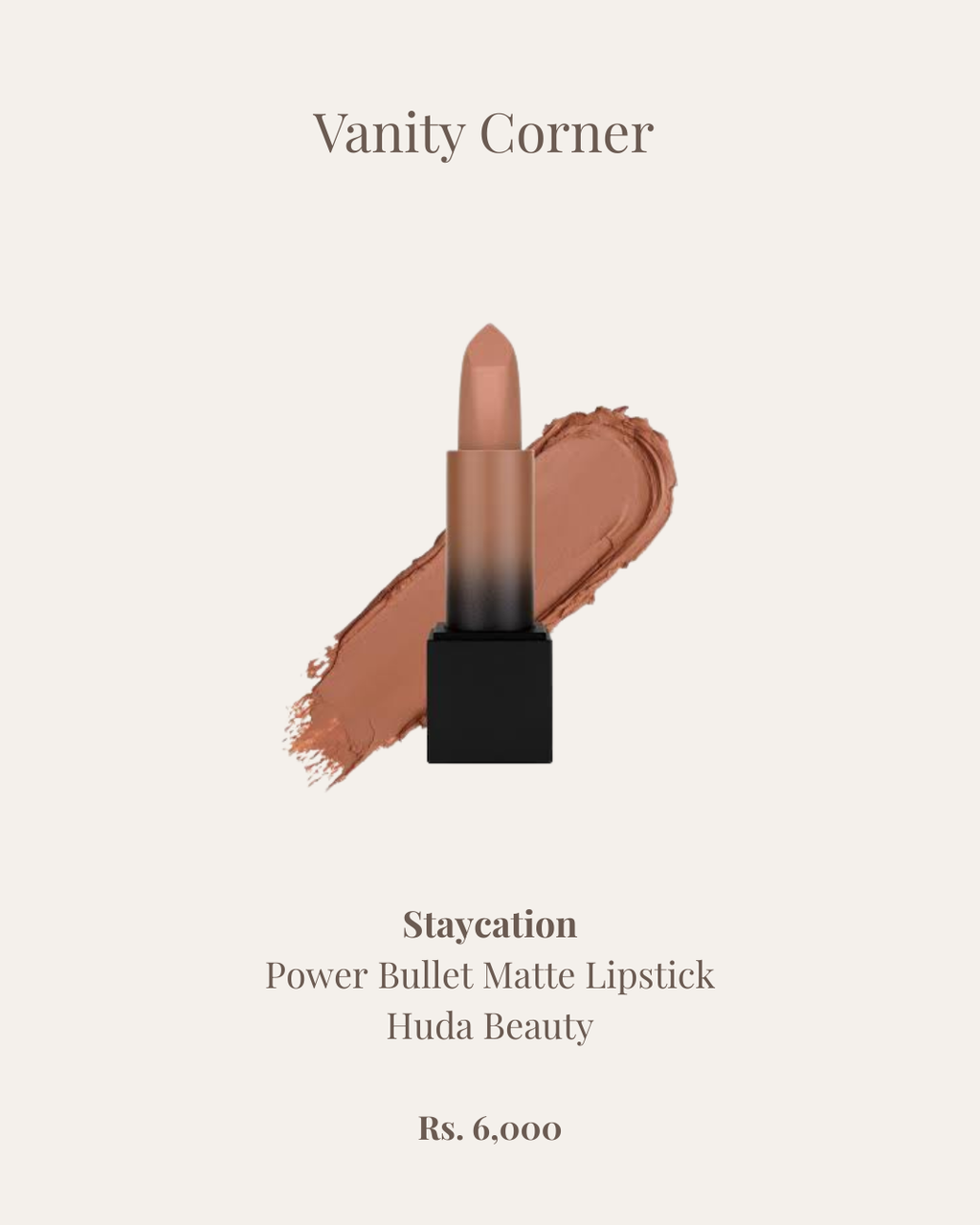 Staycation Huda Beauty Power Bullet