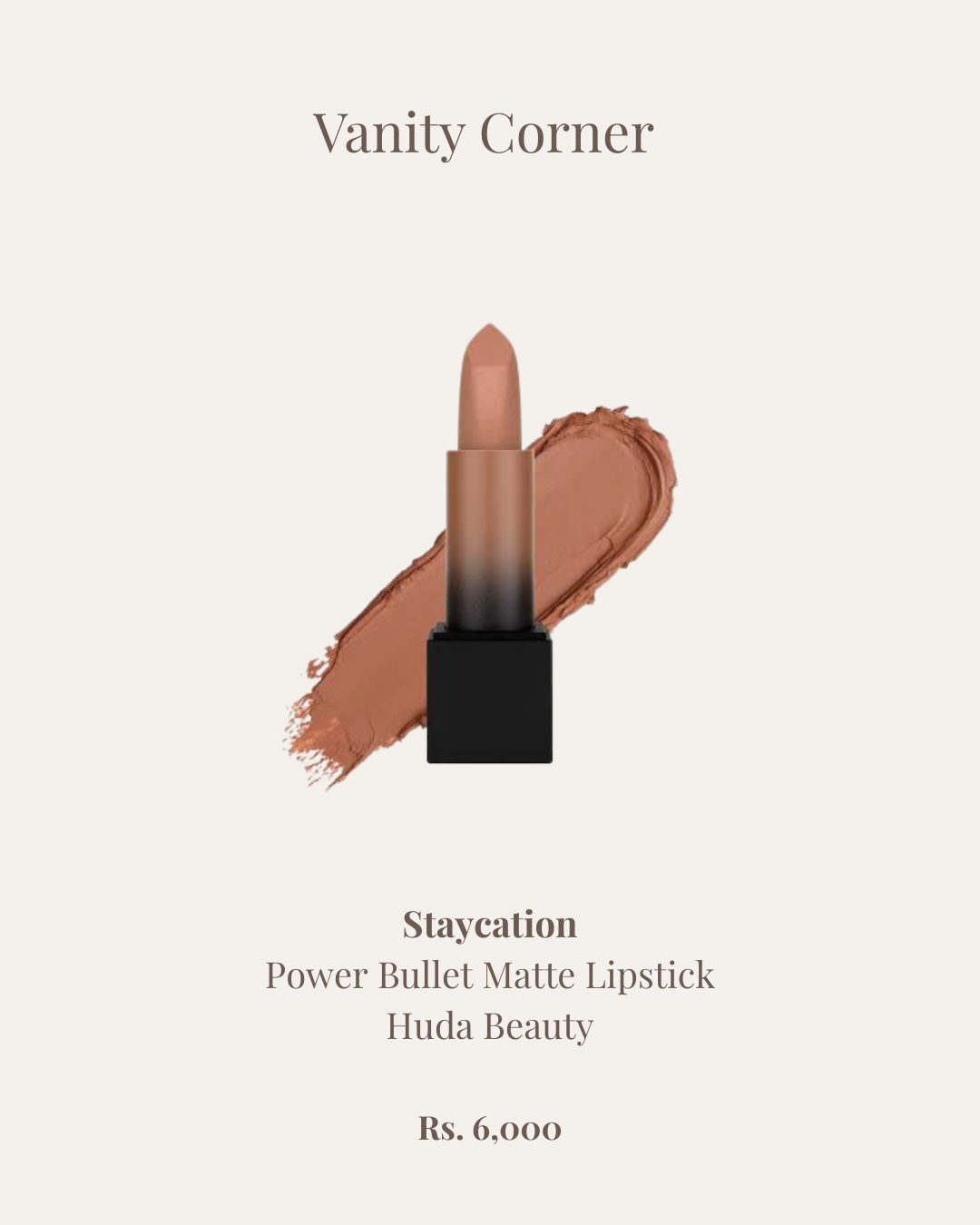 Staycation Huda Beauty Power Bullet