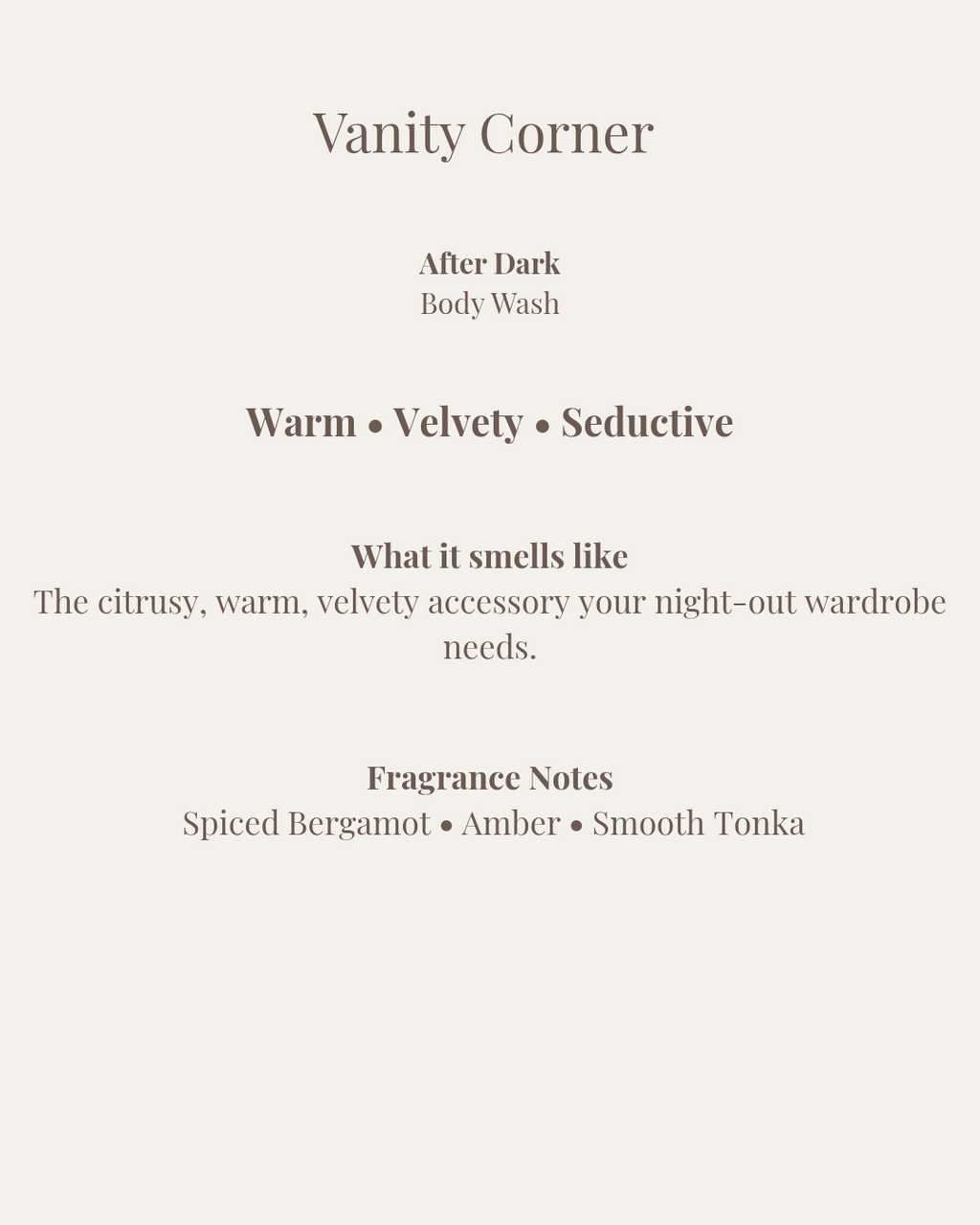 After Dark Body Wash