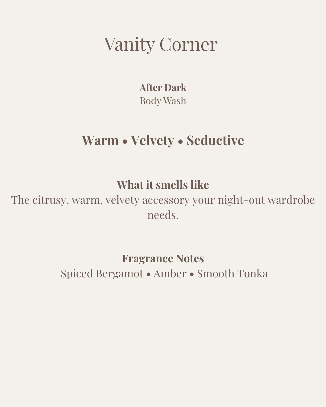 After Dark Body Wash
