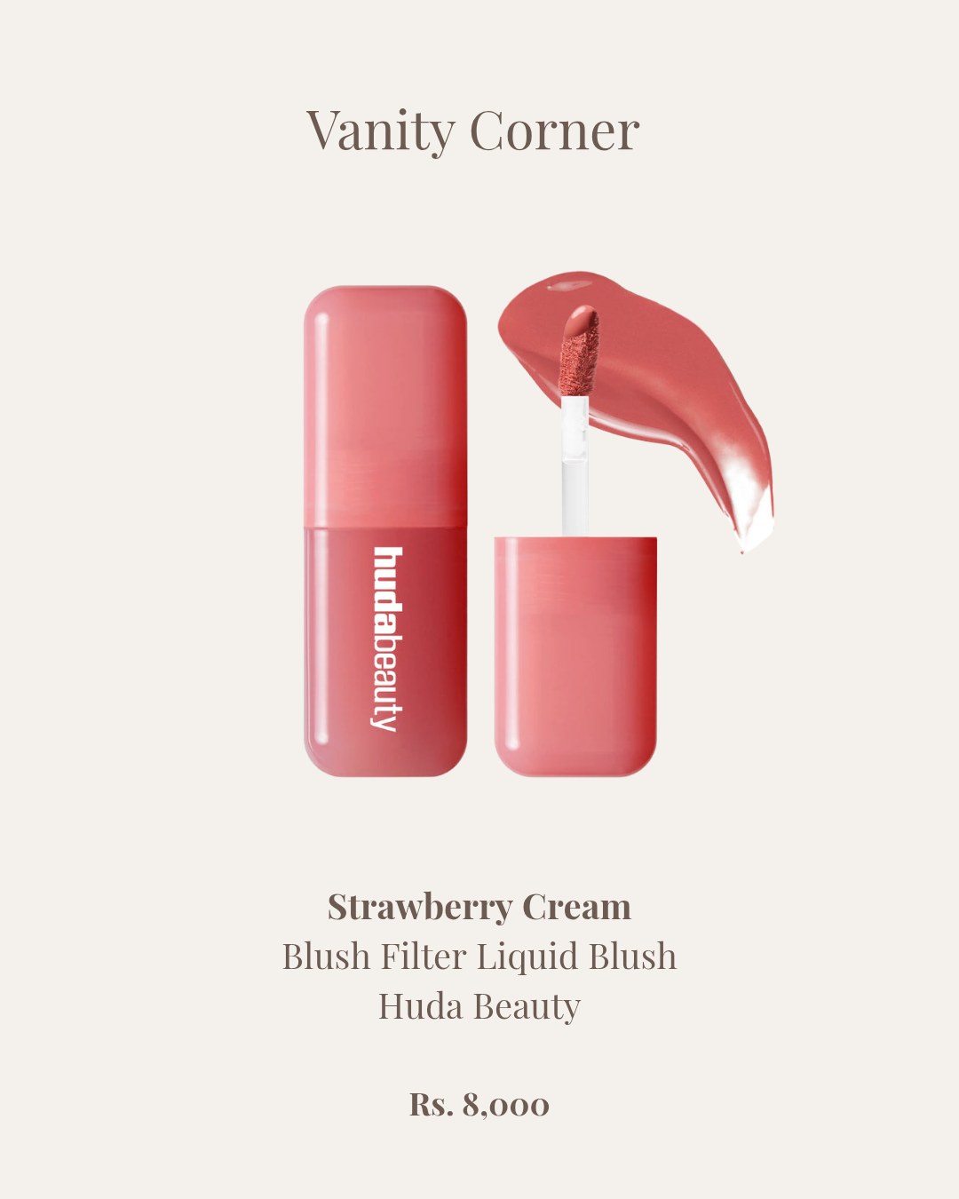 Strawberry Cream Blush Filter Liquid Blush