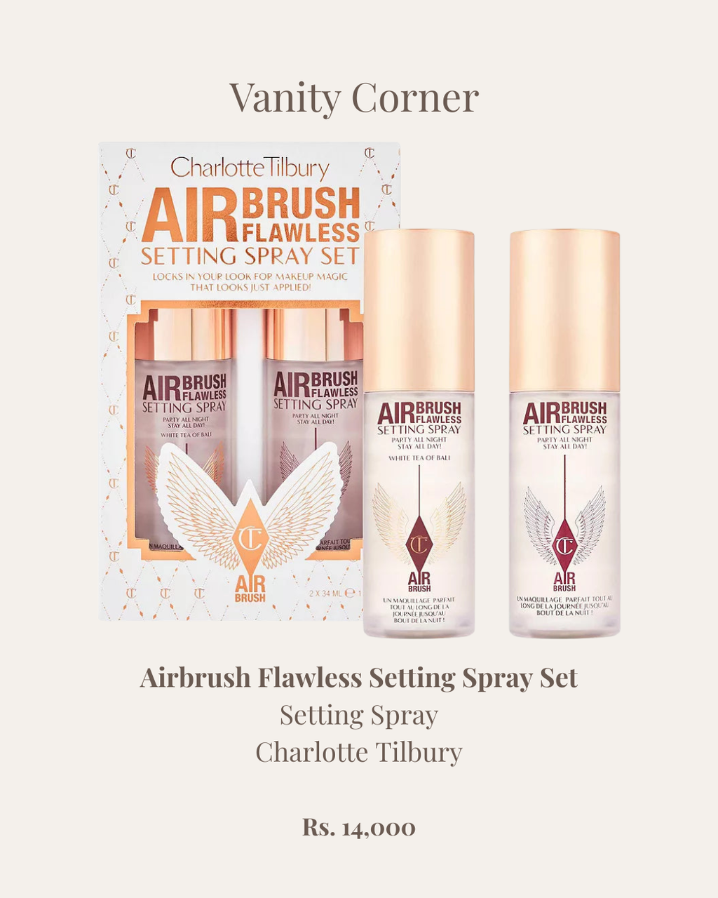 Airbrush Flawless Setting Spray Set