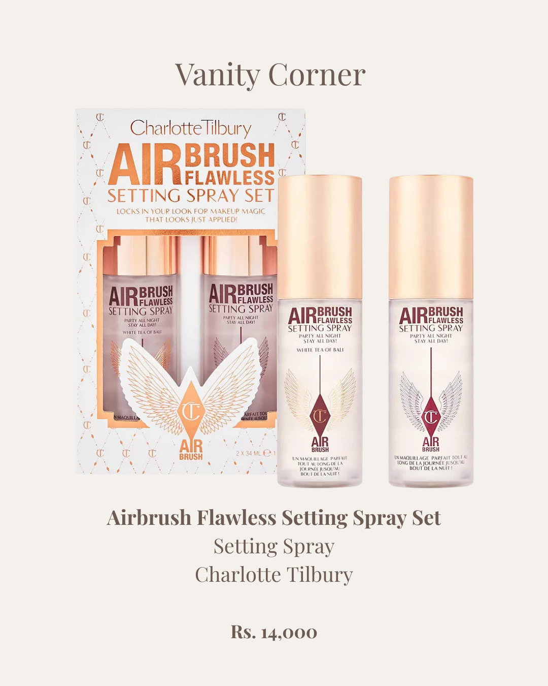 Airbrush Flawless Setting Spray Set